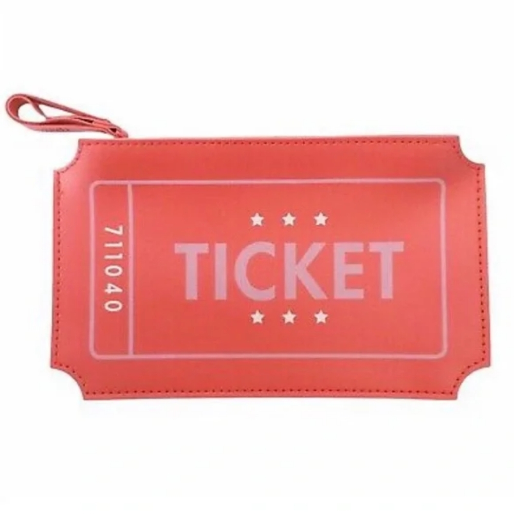 Ipsy red ticket makeup bag w/ free gift